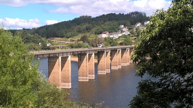 Bridge into Portomarín
