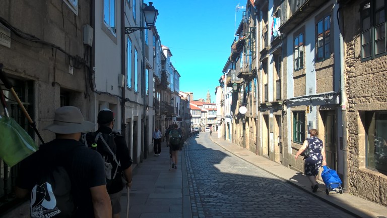 Final Stretch to the Cathedral in Santiago