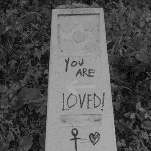 A desecrated marker with perhaps the truest words ever.