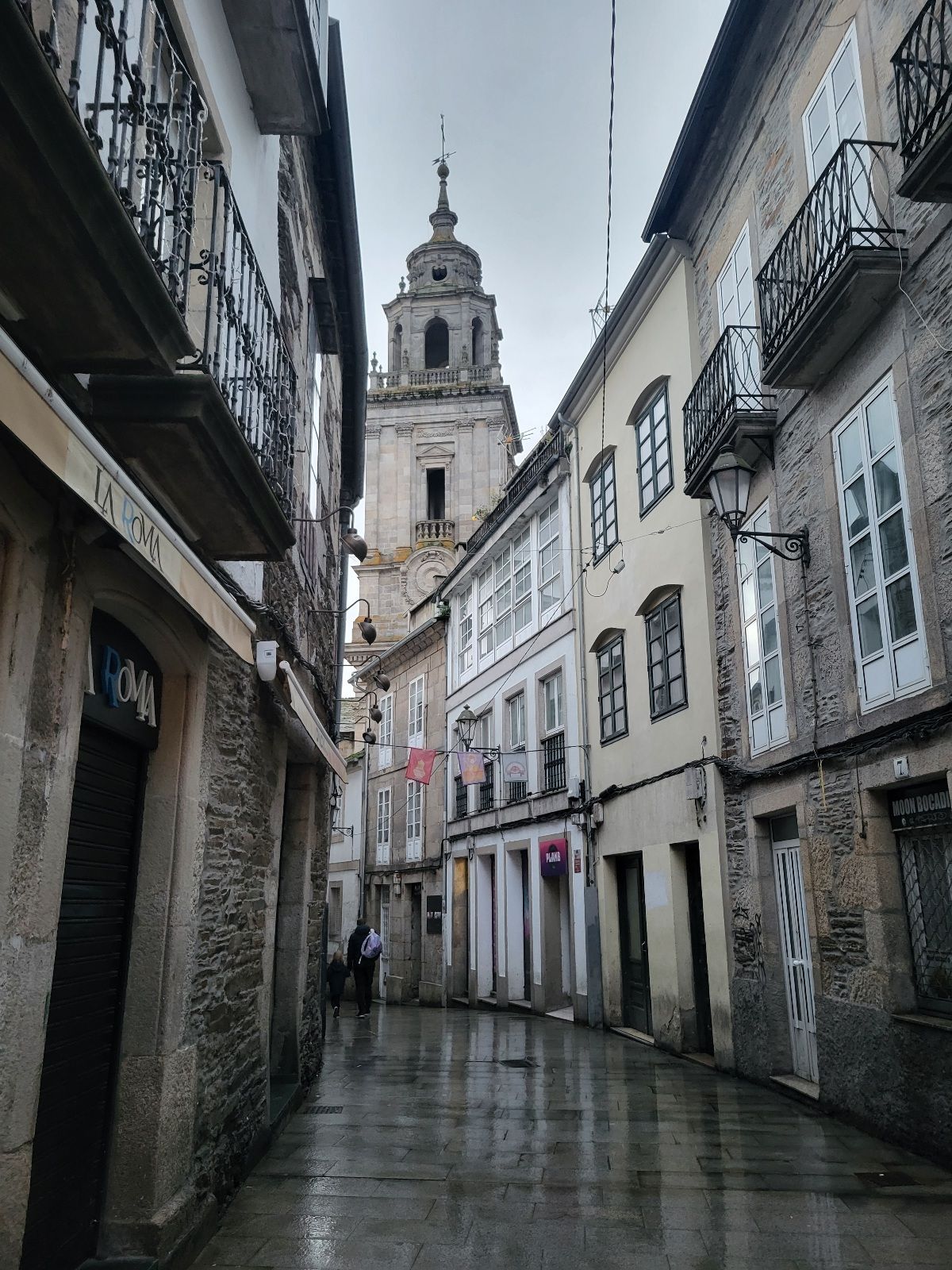 View of the Cathedral in Lugo, Galicia, Spain