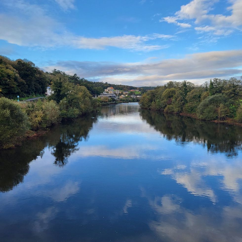 Rio Miño in Lugo, Galicia, Spain
