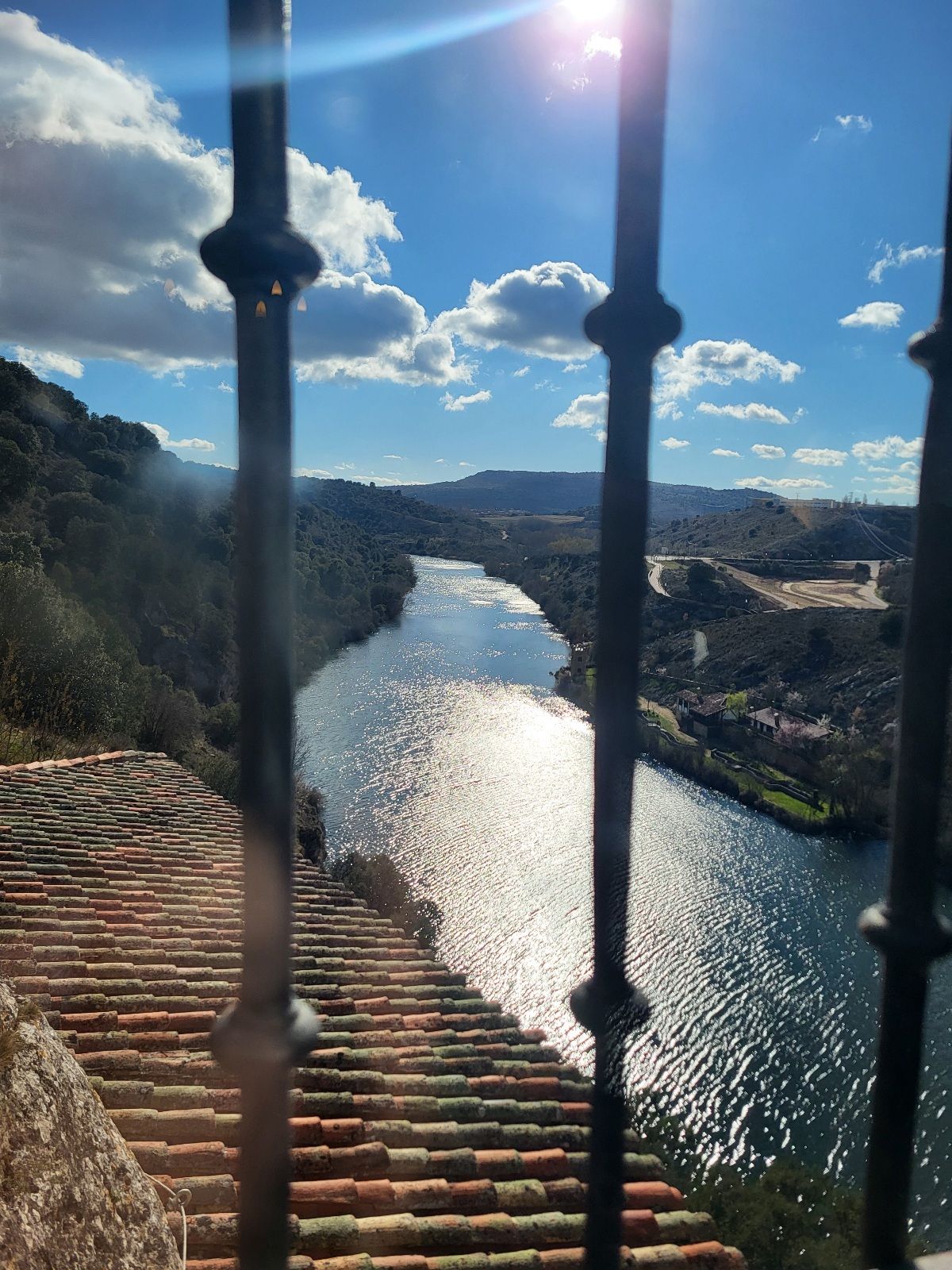 A view from the Ermita de San Saturio towards the Rio Douro.